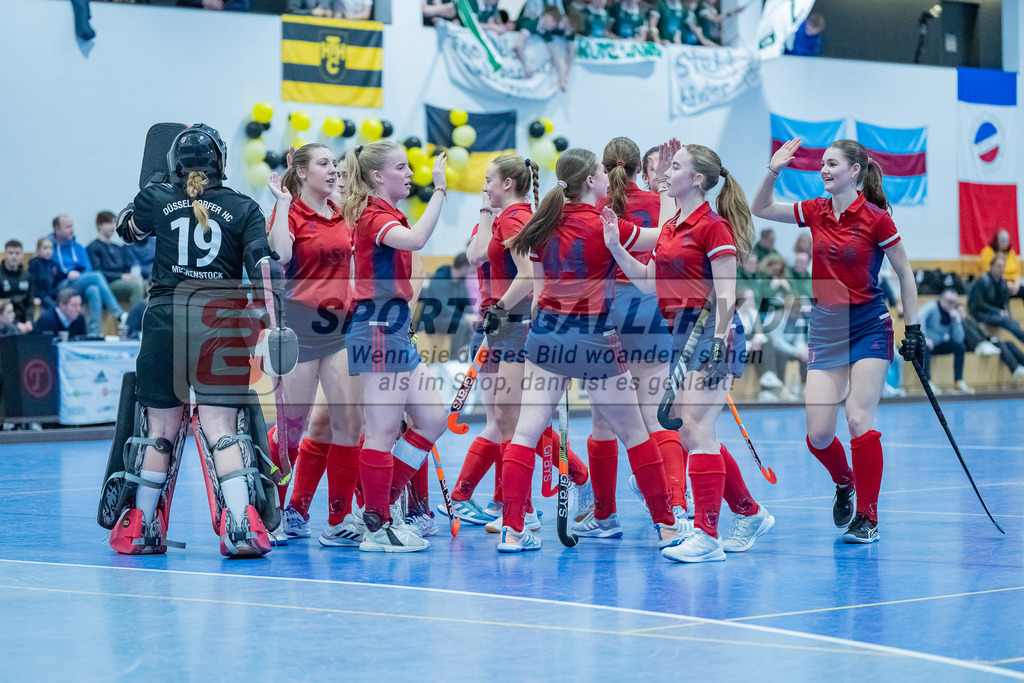 HK_20240303_109112 | Spiel um Platz 5 Deutsche Meisterschaft WU16 am 3.3.2024 Halle DHC, Düsseldorf ,