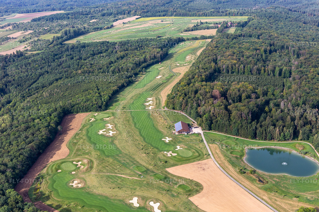 Luftbild: Gelände des Golfplatz Golfclub Schloss Kressbach in Kressbach im Ortsteil Kreßbach in Tübingen im Bundesland Baden-Württemberg in Deutschland. Foto: IMG_008676.jpg vom 27.08.2020 durch Werner Riehm/FLY-FOTO.de