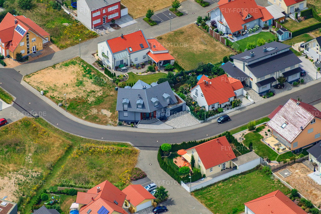 Luftbild: Pamina Platics im Ortsteil Hardtwald in Neupotz im Bundesland Rheinland-Pfalz in Deutschland. Foto: IMG_29759.jpg vom 02.07.2010 durch Werner Riehm/FLY-FOTO.de