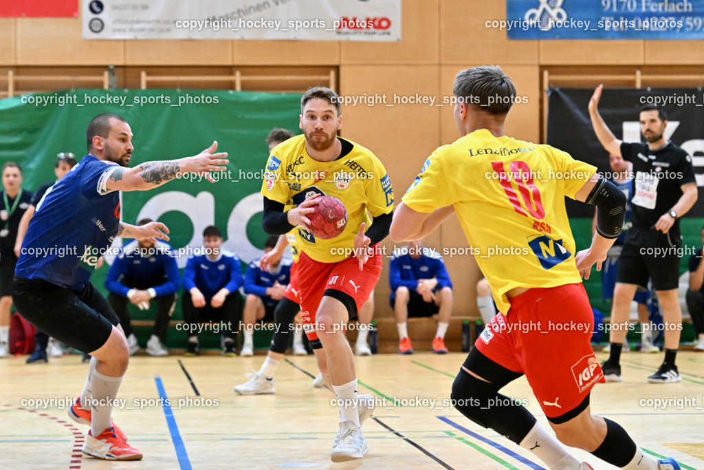 SC Ferlach vs. UHK Krems | #81 MILICEVIC Adrian SC Ferlach, #37 TEUBERT Marian UHK KREMS, #10 AUß Tobias UHK KREMS, SC Ferlach vs. UHK Krems, SC Ferlach vs. UHK Krems am 02.05.2026 in Ferlach (Ballspielhalle Ferlach), Austria, (Photo by Bernd Stefan)
