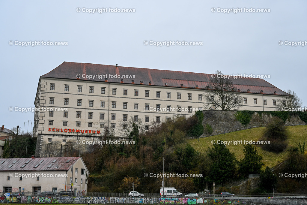 Schloss Linz_ Linzer Schloss_ Schloß_ 15.03.2023-1 | 15.03.2023, Schloss Linz, AUT, Linzer Schloss, im Bild Schloss Linz, Linzer Schloss, Schloß, Donaulaende, Salzstadl