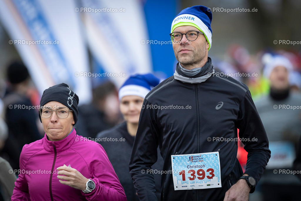 Bonner Nikolauslauf in Bonn, 08.12.2024 | Impressionen vom Bonner Nikolauslauf am 08.12.2024 in Bonn (Freizeitpark Rheinaue). Foto: BEAUTIFUL SPORTS/Axel Kohring