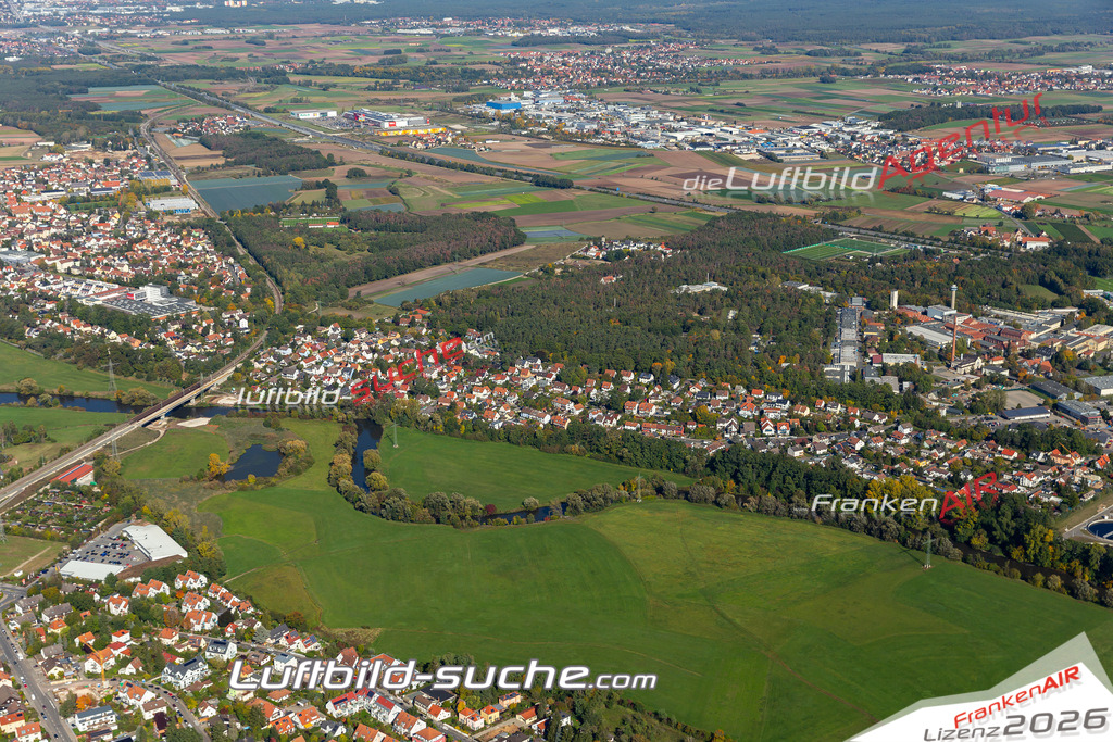 aktuelles Luftbild von  Stadeln - Luftaufnahme wurde 2019 von https://frankenair.de mittels Flugzeug (keine Drohne) erstellt.
