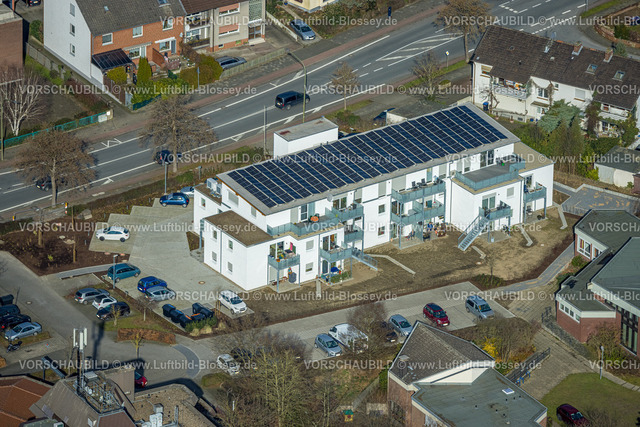 Hamm230216161 | Luftbild, Neubau Seniorenwohnungen Alter Uentroper Weg, Uentrop, Hamm, Ruhrgebiet, Nordrhein-Westfalen, Deutschland