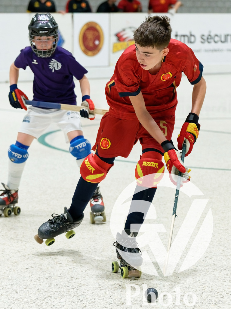 Geneve RHC  v RC Biasca  - U17 | Geneve, Switzerland - May 10 : during the U17  match between Geneve RHC  and RC Biasca  at Centre sportif de la queue d'arve on May 10 , 2026 in Geneve, Switzerland.