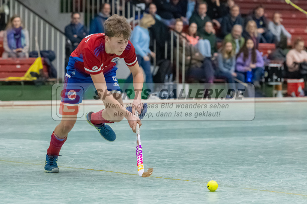 HK_20230305_105928 | Deutsche Meisterschaft MU16 1/2 Finale Mannheimer HC - Harvestehuder THC am 5.3.2023 RWK, Köln ,