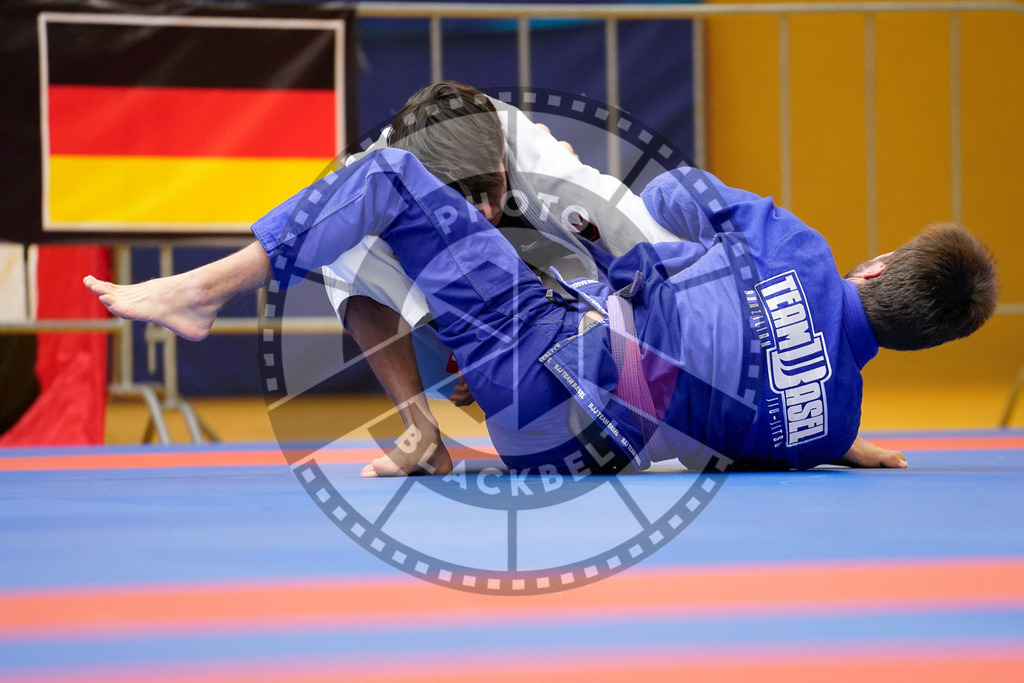 20240203PBB06745 | Fighters compete during the Brazilian Jiu-Jitsu Championship of the AJP Tour in Maintal by Frankfurt am Main, Germany, on February 2, 2024.