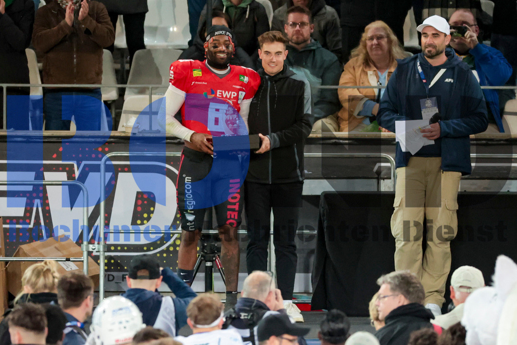  14.10.2023 - 
 | Sebastian Sendlak / Bochumer Nachrichtendienst (BOND) - GFL-Bowl 2023: Schwaebisch Hall Unicorns vs. Potsdam Royals - Realisiert mit Pictrs.com