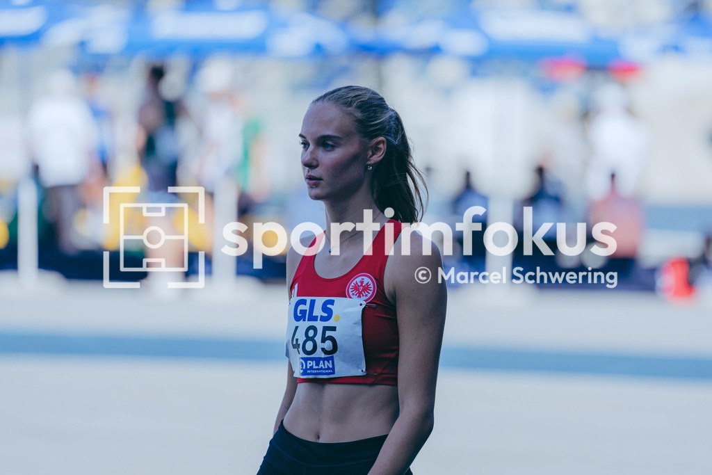 Deutsche Meisterschaften U20 / U16 2026 | Finja Ponndorf, Eintracht Frankfurt e.V., 485,, 400-Meter-Lauf, Deutsche Meisterschaften der U20 &amp; U16 2026, Lohrheidestadion Bochum-Wattenscheid, 10.07.2026. Foto: Marcel Schwering / sportimfokus - Realisiert mit Pictrs.com