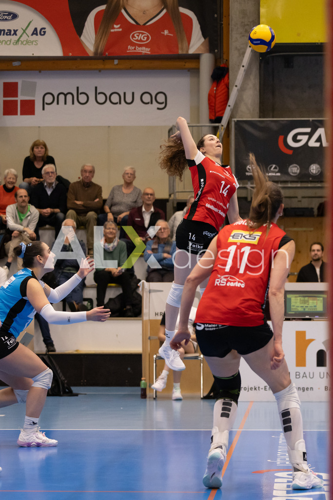 Volleyball I Frauen I Saison 2025-2026 I Volleyball NLA | Women I 1/4 Finals I VC Kanti Schaffhausen - BIWI Volleyball Franches-Montagnes I 21.02.2026 | 14 Josipa Marković (HR) (VC Kanti Schaffhausen) – Aussen - Realisiert mit Pictrs.com