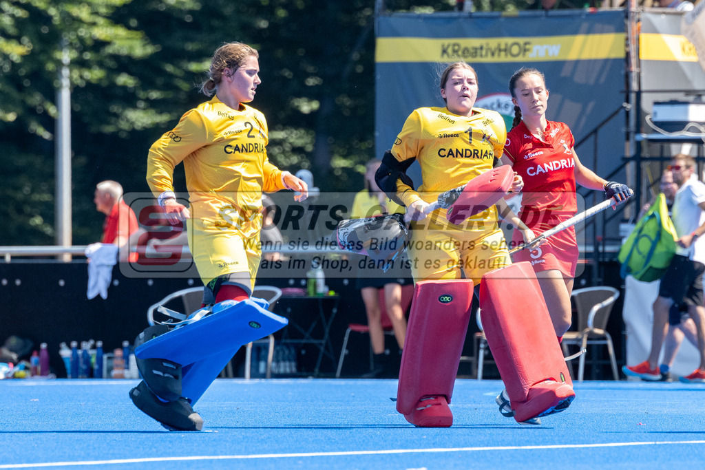 SFE_20230708_0005 | EuroHockey EM U18 Girls Belgium vs Scotland am 08.07.2023 in Krefeld (Gerd-Wellen-Hockeyanlage), Photo: Stephan Fehrmann 2023 (Sports-Gallery)