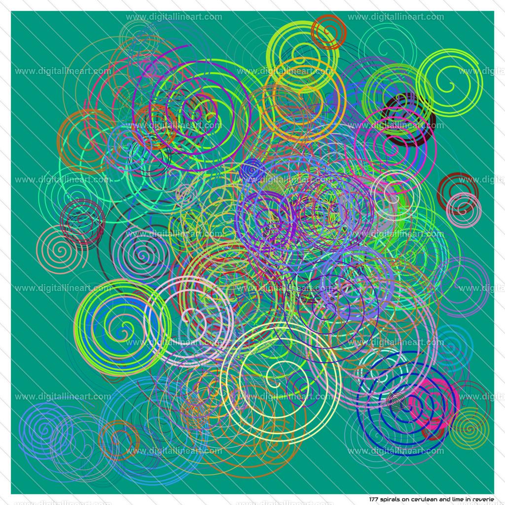 177-spirals-cerulean-and-lime-in-reverie | digitallineart - Realisiert mit Pictrs.com