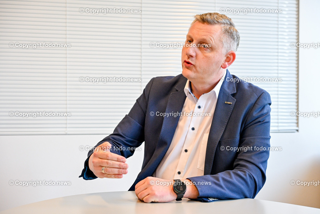 Reinhold Binder (Bundesvorsitzender der Produktionsgewerkschaft PRO-GE)_ 08.03.2024-15 | 08.03.2024, Linz, AUT, Linz, im Bild Reinhold Binder (Bundesvorsitzender der Produktionsgewerkschaft PRO-GE)