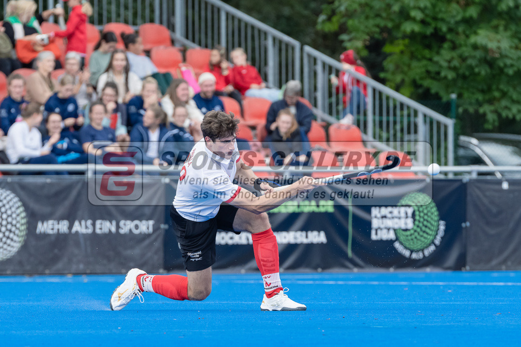 HK_20230923_104402 | 1. Bundesliga Herren Crefelder HTC - TSV Mannheim am 23.9.2023 CHTC, Krefeld , Jakob Brilla ( TSV Mannheim #50 )