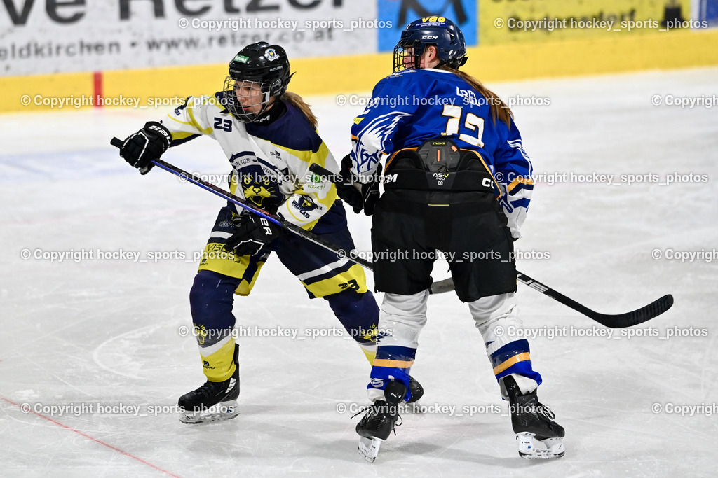 LADY HAWKS vs. WILDCATS PATERNION | #23 Stuppnig Iris WILDCATS PATERNION, #12 Orel Lisa LADY HAWKS, LADY HAWKS vs. WILDCATS PATERNION, LADY HAWKS vs. WILDCATS PATERNION am 12.03.2025 in Steindorf (Ossiachersee Halle), Austria, (Photo by Bernd Stefan)