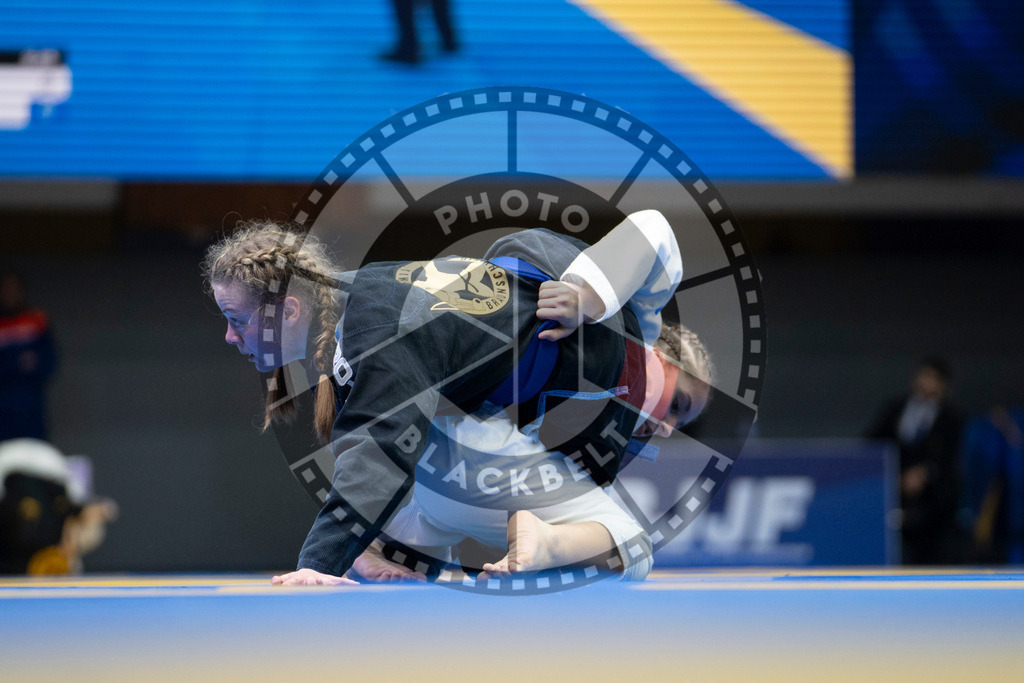 20240119PBB2038 | Fighters compete during the IBJJF European Championship in Paris, France, on January 19, 2024.