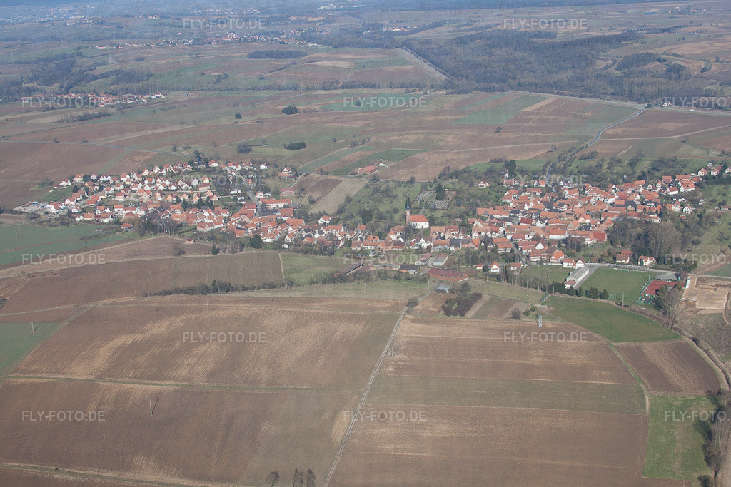 Schœnenbourg (Elsaß) | Luftbild: Schœnenbourg (Elsaß) in Schœnenbourg im Bundesland Bas-Rhin in Frankreich. Foto: IMG_37467.jpg vom 07.02.2011 durch Werner Riehm/FLY-FOTO.de - Realisiert mit Pictrs.com