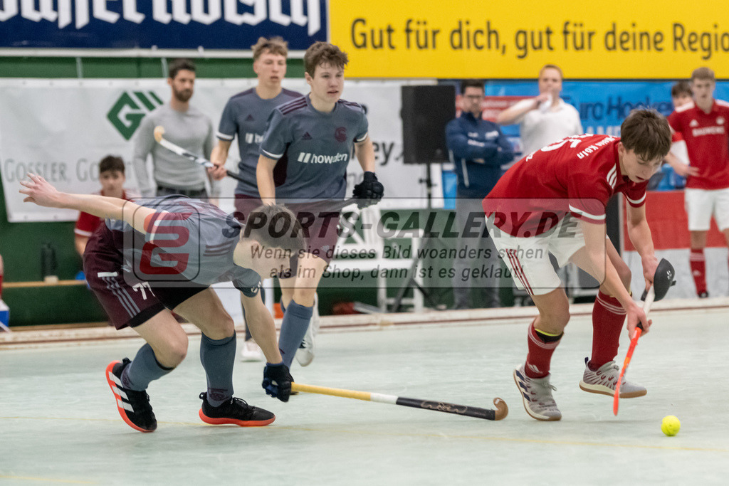 SFE_20230304_0106 | Deutsche Meisterschaft Männliche U16 Halle 2023 am 04.03.2023 in Köln (KTHC Stadion Rot-Weiss Köln Tennis and Hockey Club), Photo: Stephan Fehrmann 2022 (Sports-Gallery)