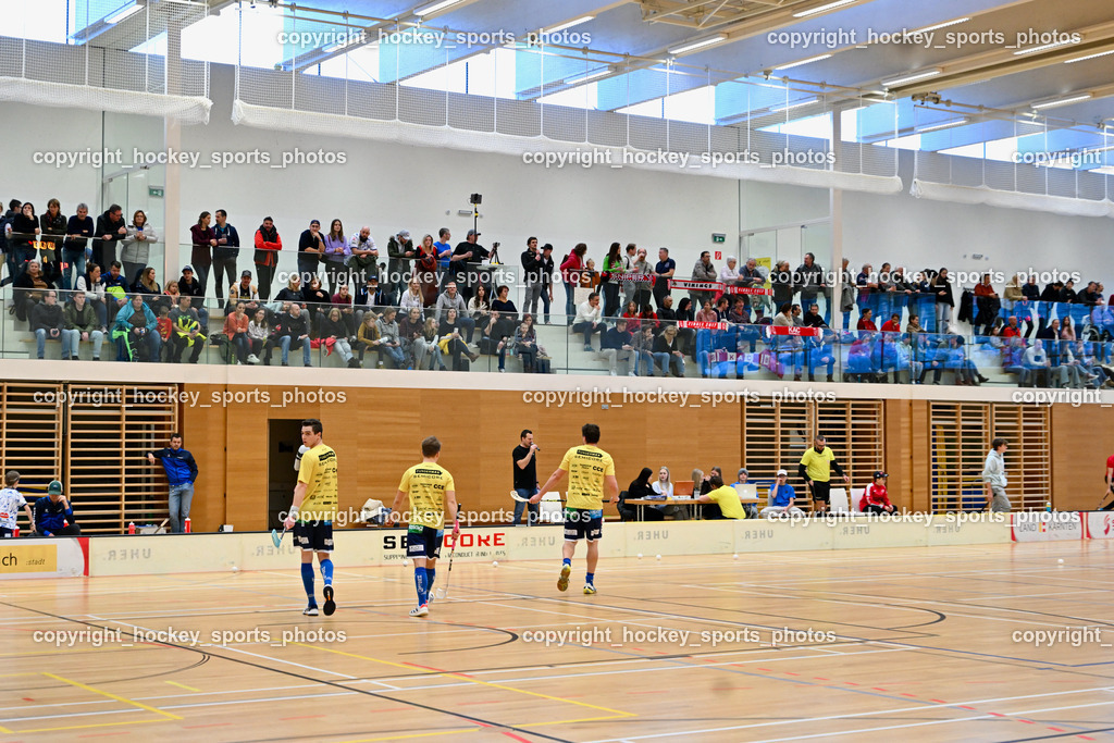 VSV Unihockey vs. KAC Floorball 4.2.2023 | Halle Villach St. Martin, Publikum, VSV Unihockey Fans, KAC Floorball Fans
