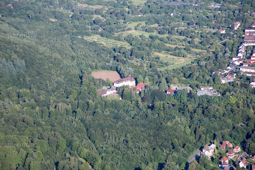 Luftbild: St. Augustinusheim in Ettlingen im Bundesland Baden-Württemberg in Deutschland. Foto: IMG_083987.jpg vom 26.07.2015 durch Werner Riehm/FLY-FOTO.de