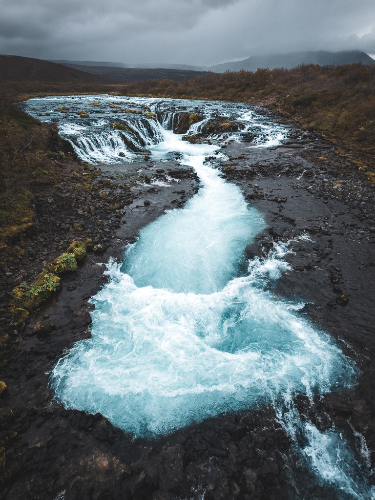 Iceland_Brúarfoss | Der berühmte Brúarfoss im Süden Islands. - Realisiert mit Pictrs.com