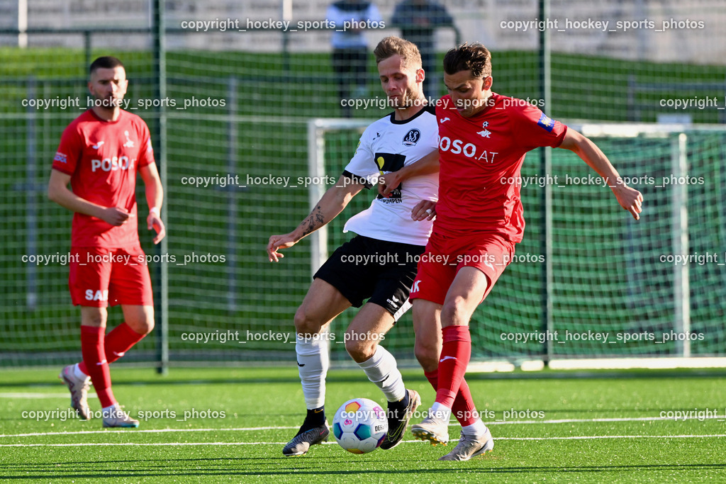 SV Spittal vs. SAK | #44 Miha Kostanjsek SV Spittal, #14 Luka Gajic SAK, SV Spittal vs. SAK, SV Spittal vs. SAK am 24.05.2024 in Spittal an der Drau (Goldeck Stadion), Austria, (Photo by Bernd Stefan)