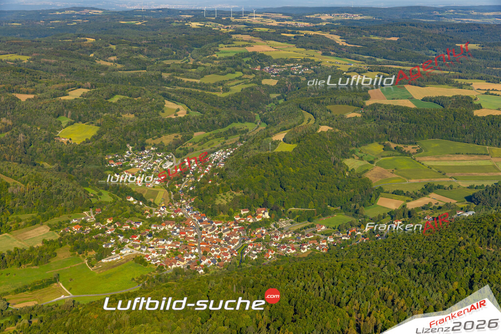 Das Luftbild zeigt :  Unterleinleiter - Die Luftaufnahme wurde 2024 vom UL-Flugzeug aus erstellt ( keine Drohne ) - Hochauflösende Luftaufnahme - Für grossformatige Ausdrucke geeignet. Die Geschenkidee !Mit Lizenz und Bildrechte bestellbar