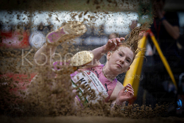 Indoor Meeting Dortmund, 08.02.2026 | DORTMUND, GERMANY - FEBRUARY 8:  Triple jumper Sarah-Michelle Kudla (LG Nord Berlin) during the Indoor Meeting Dortmund at the Helmut-Koernig-Halle on February 8, 2026 in Dortmund, Germany. (Photo by Axel Kohring/Beautiful Sports Int.)