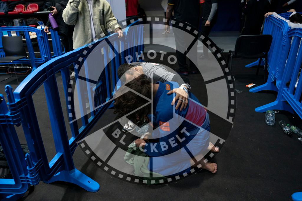 20240119PBB2228 | Fighters compete during the IBJJF European Championship in Paris, France, on January 19, 2024.