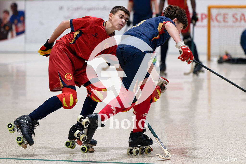 U17  - Geneve RHC B v Geneve RHC A  |  during the U17  match between Geneve RHC B and Geneve RHC A  at Centre sportif de la queue d'arve in Geneve, Switzerland
