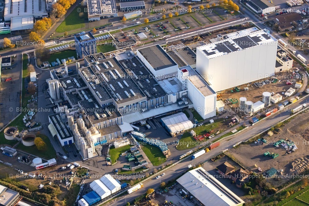 Luftbild Moers-5751 | Luftbildfotografie Lebensmittel- Hersteller "Moers Frischeprodukte GmbH & Co. KG" in Moers im Bundesland Nordrhein-Westfalen, Deutschland - Realisiert mit Pictrs.com