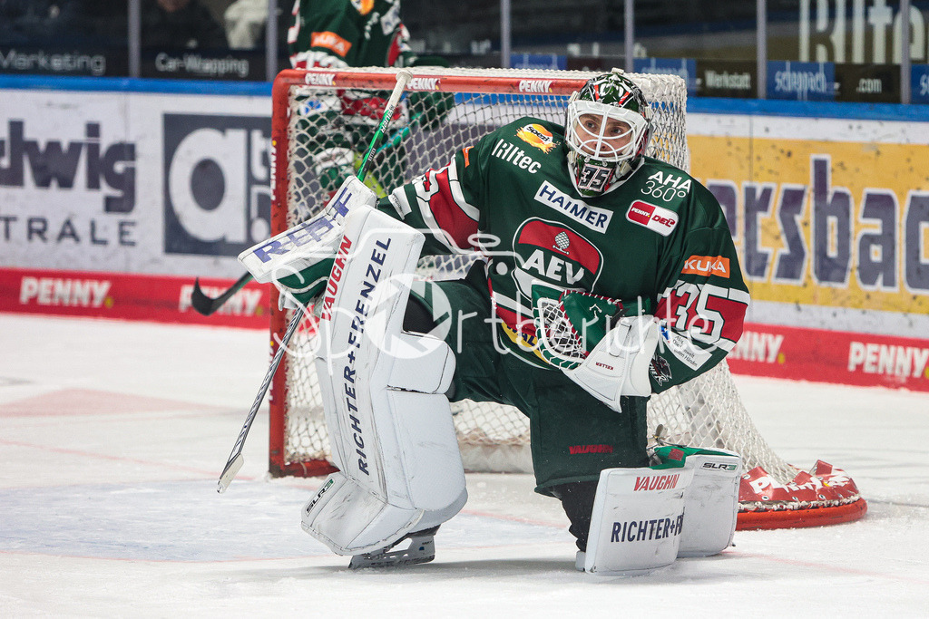 Augsburger Panther - ERC Ingolstadt | Markus KELLER (AEV #35) in Aktion