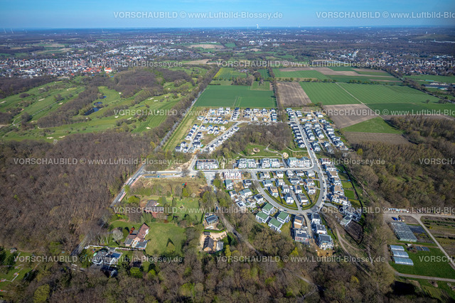 Gelsenkirchen220403019 | Luftbild, Neubaugebiet Am Buerschen Waldbogen, Im Waldquartier, Resse, Gelsenkirchen, Ruhrgebiet, Nordrhein-Westfalen, Deutschland