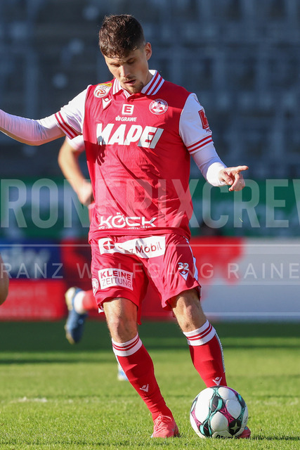 Grazer AK 1902 vs FC Red Bull Salzburg – Austrian Bundesliga | Graz, Austria, 15.Feb.26 - SOCCER - ADMIRAL Bundesliga, Grazer AK 1902 vs FC Red Bull Salzburg. The image shows Leon Klassen (GAK).