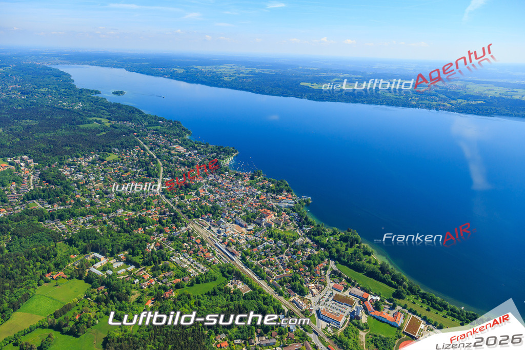 Luftbild von Tutzing, fischergassl Tutzing - Luftaufnahme wurde 2015 von https://frankenair.de mittels Flugzeug (keine Drohne) erstellt - die Geschenkidee
