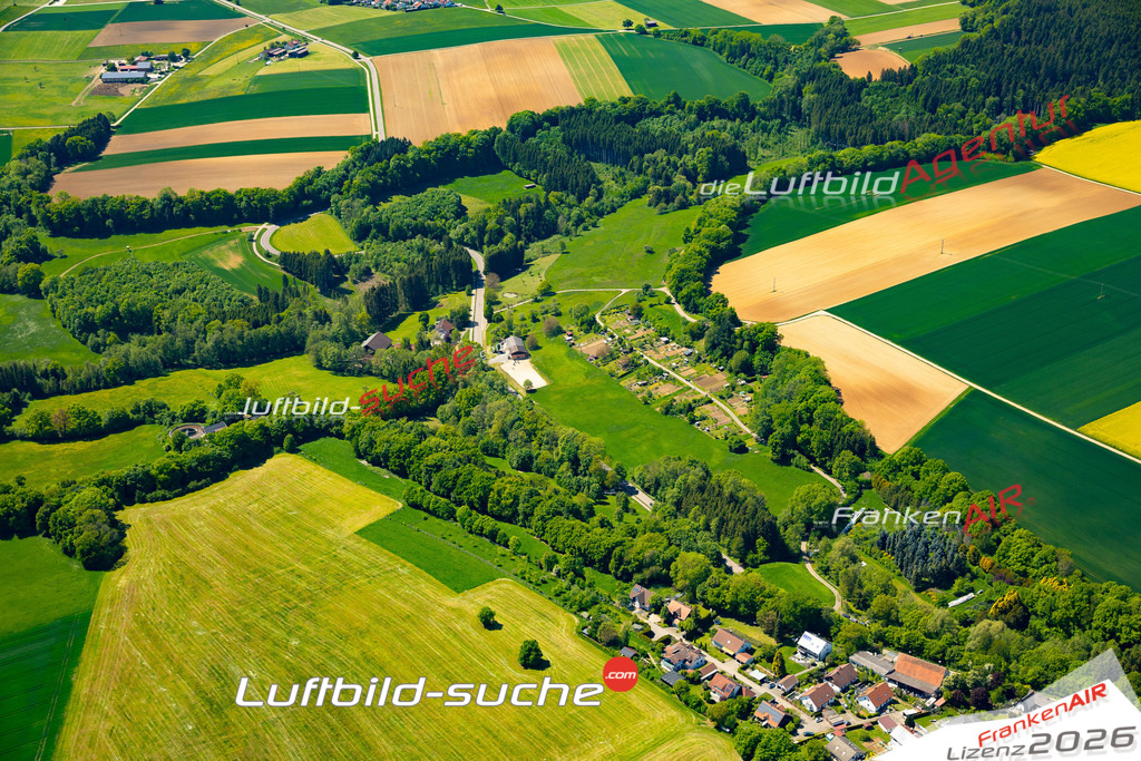 Luftbild Vs Google Maps  Haghof  Schechingen -Das Luftbild wurde 2025 vom UL-Flugzeug heraus erstellt ( keine Drohne ) - Hochauflösende Luftaufnahme -Nicht vergleichbar mit Google Maps oder Satelittenbilder- Die Geschenkidee !Mit Lizenz und Bildrechte bestellbar