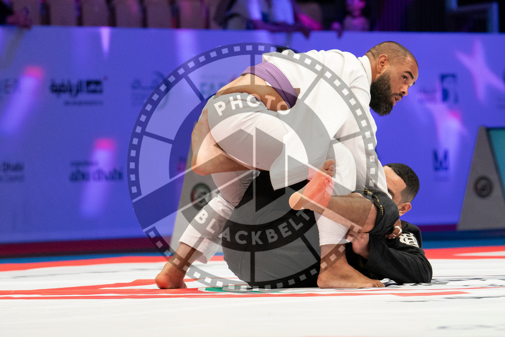20231106PBB3299 | Fighters compete during the AJP World Master Championship in the Mubadala Arena in Abu Dhabi, Arab United Emirates, on November 6, 2023.