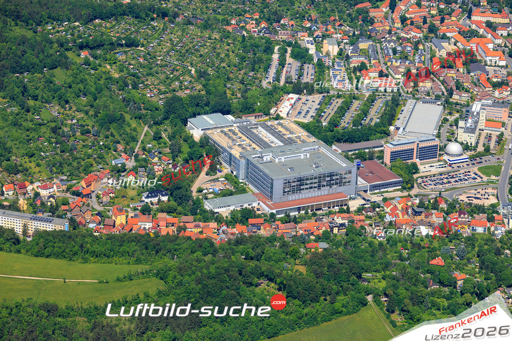 Die Luftaufnahme Lichtenhain - Jena wurde vom UL-Flugzeug (keine Drohne) aus fotografiert.Hohe Druck- Auflösung-die Geschenkidee!