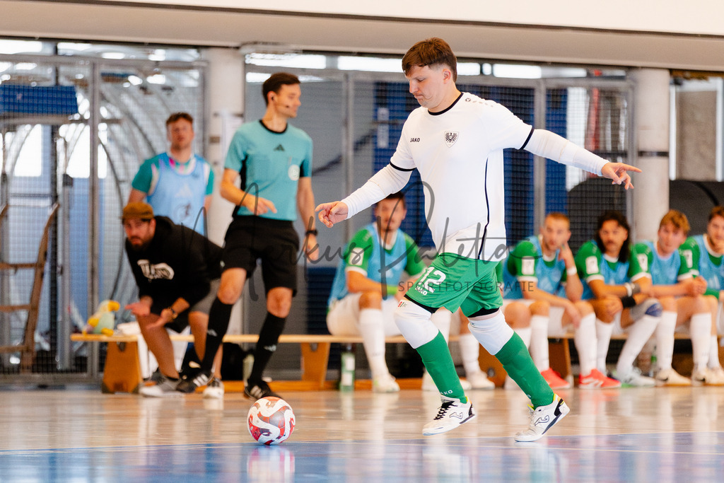 Futsal-Bundesliga, Saison 2025/2026, 4. Spieltag: SC Preußen Münster - SV Pars Neu-Isenburg | Futsal-Bundesliga, Saison 2025/2026, 4. Spieltag, SC Preußen Münster empfängt SV Pars Neu-Isenburg in der Universitäts-Sporthalle in Münster. Foto: sportfotografie.ms | Markus Paletta - Realisiert mit Pictrs.com