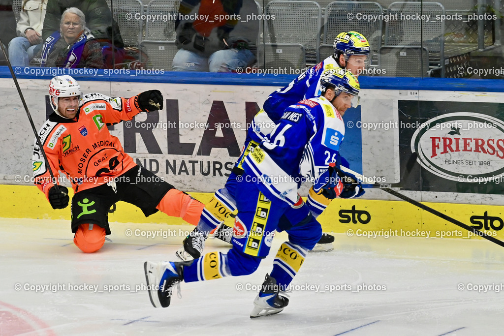 EC IDM WÄRMEPUMPEN VSV vs. MOSER MEDICAL GRAZ99ERS | #10 Chris Collins Graz 99ers, #26g#EC IDM WÄRMEPUMPEN VSV vs. MOSER MEDICAL GRAZ99ERS, EC IDM WÄRMEPUMPEN VSV vs. MOSER MEDICAL GRAZ99ERS am 17.03.2026 in Villach (Stadthalle Villach), Austria, (Photo by Bernd Stefan)