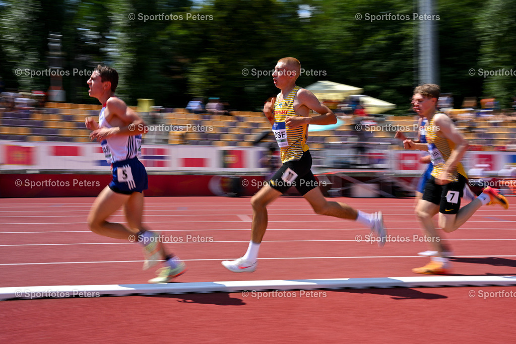 U18 EM - Tag 4_67 | European Athletics U18 Championships am 21.07.2024 in Banska Brystica; 3000m, Paul Klose. Foto: Kai Peters - Realisiert mit Pictrs.com