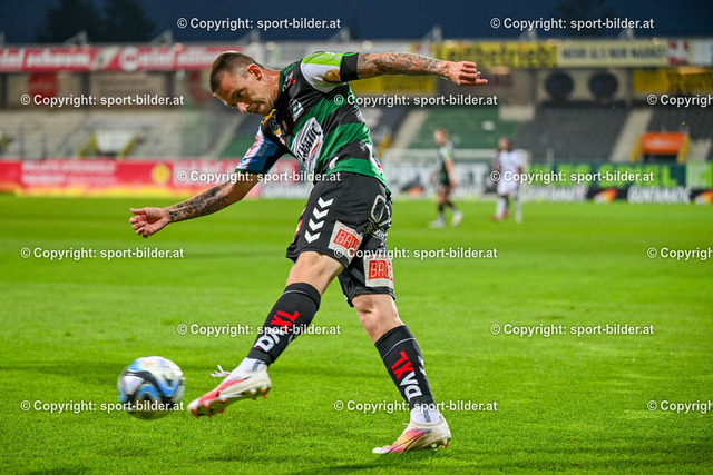 AUT, OEFB Uniqua Cup, Fussball SV Ried vs RZ Wolfsberger AC | 26.09.2023, Innviertel Arena Ried, AUT, OEFB Uniqua Cup, 2. Runde, SV Ried vs RZ Wolfsberger AC, im Bild Philipp Pomer (Ried)



// OEFB Uniqua Cup Match round 2 between SV Ried and RZ Wolfsberger AC in Ried, Austria on 2023/09/26