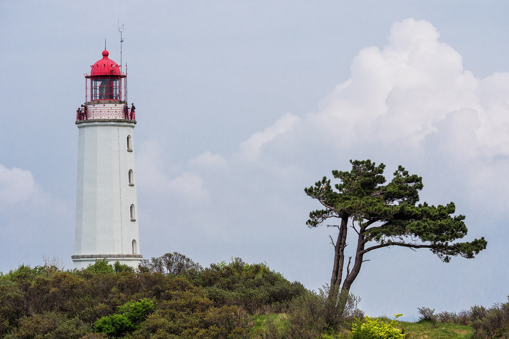 Leuchtturm | Der Leuchtturm Dornbusch auf der Insel Hiddensee.