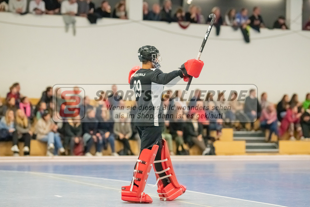 HK_20230107_102304 | 1. Bundesliga ( Halle ) Herren Düsseldorfer HC -  Crefelder HTC am 7.1.2023 Düsseldorfer HC, Düsseldorf , Joshua Onyekwue Nnaji Torwart ( Crefelder HTC #29 )