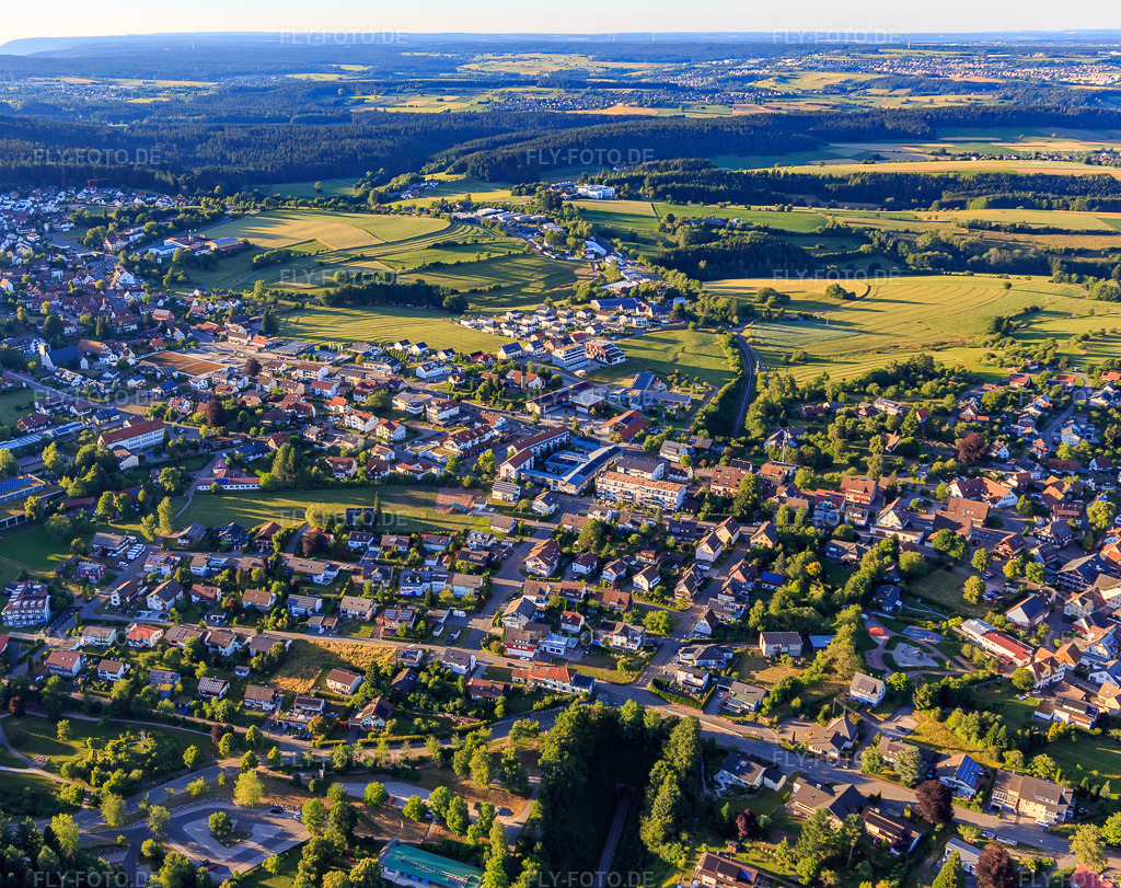 Luftbild: Ortsteil Rodt von Süden in Loßburg im Bundesland Baden-Württemberg in Deutschland. Foto: IMG_148983.jpg vom 28.06.2025 durch Werner Riehm/FLY-FOTO.de