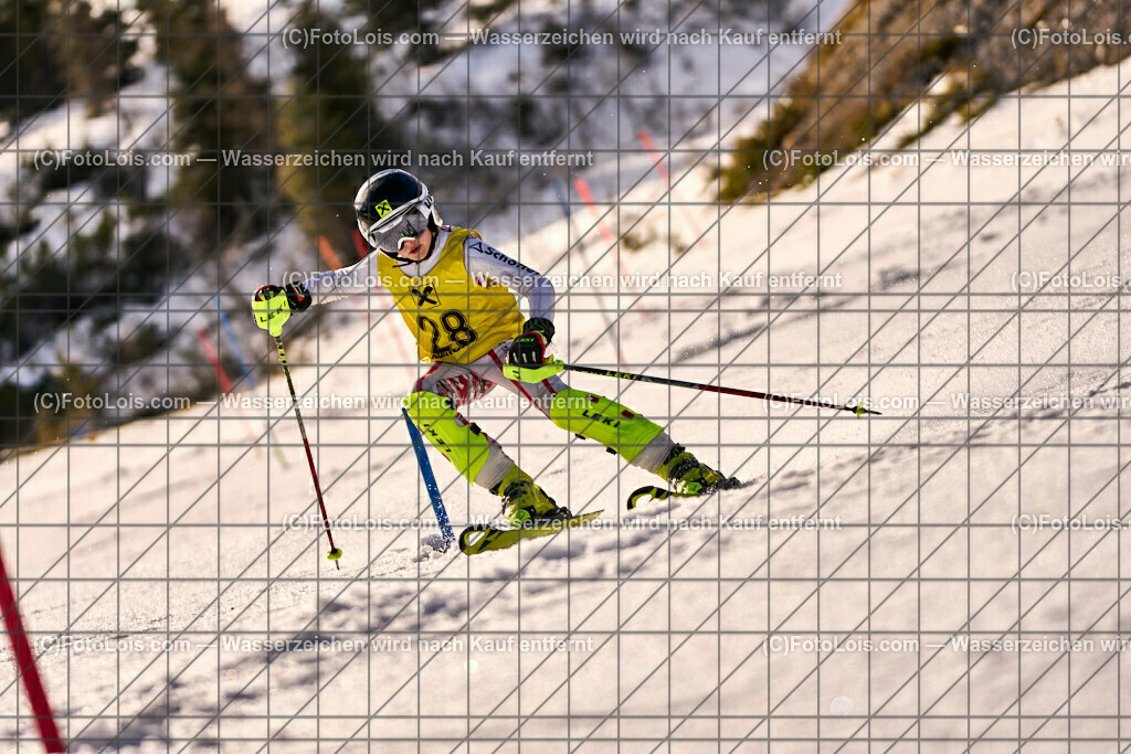 ALP8703_NOe-Kinder-LM_SL-II_Hochkar_Scheiblechner Florian | (C)FotoLois.com, Alois Spandl. NÖ Kinder-Landesmeisterschaft, SLALOM im Draxlerloch am Hochkar, zweiter Lauf, So 18. Februar 2024.
