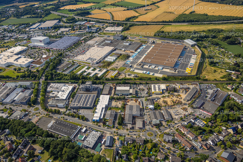 Witten230701884 | Luftbild, Amazon Verteilzentrum, Gewerbegebiet Brauckstraße, Gewerbegebiet Friedrich-Ebert-Straße, Rüdinghausen, Witten, Ruhrgebiet, Nordrhein-Westfalen, Deutschland