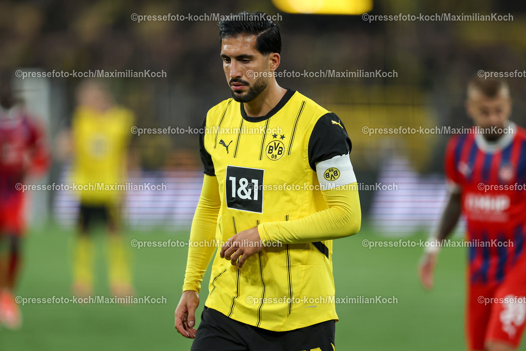 BVB13092402259 | 13.09.2024, 1. Fußball Bundesliga, Borussia Dortmund - 1. FC Heidenheim 1846, Signal Iduna Park, Saison 2024 2025: Emre Can (BVB #23)DFB regulations prohibit any use of photographs as image sequences and or quasi-video.