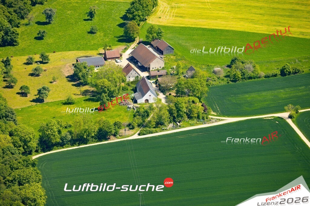 Luftbild Vs Google Maps  Klotzhoefe  Schechingen -Das Luftbild wurde 2025 vom UL-Flugzeug heraus erstellt ( keine Drohne ) - Hochauflösende Luftaufnahme -Nicht vergleichbar mit Google Maps oder Satelittenbilder- Die Geschenkidee !Mit Lizenz und Bildrechte bestellbar