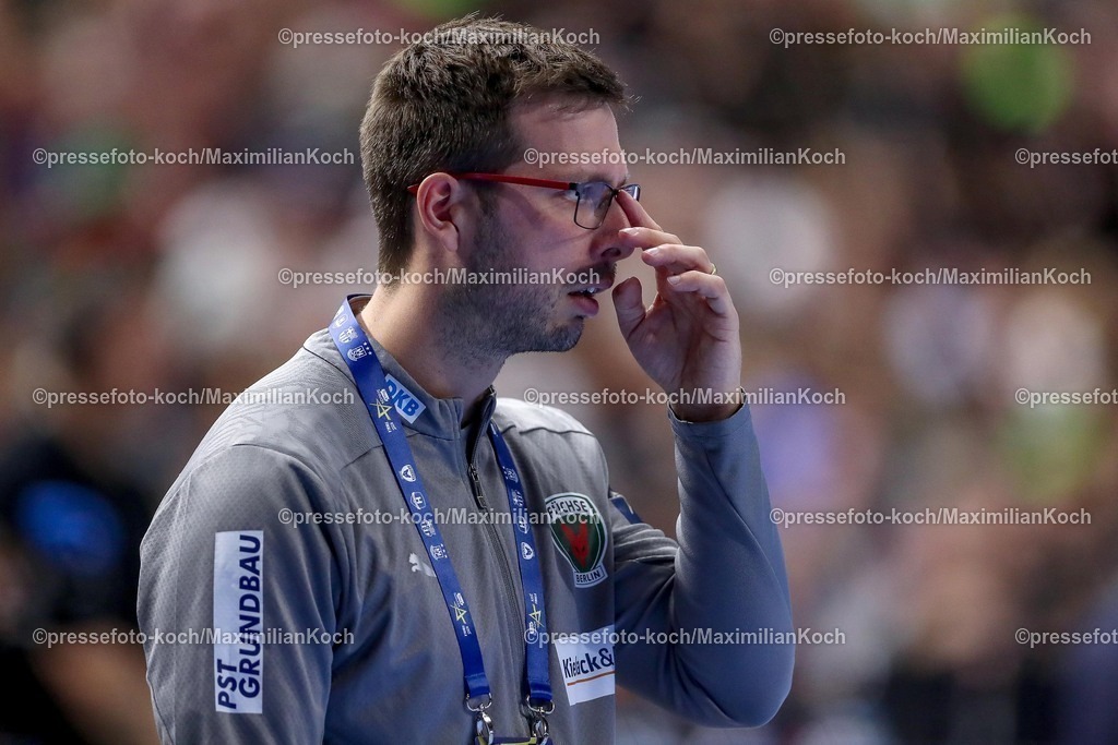 KoeEHF15062502054 | 15.06.2025, Handball, Finale TruckScout24 EHF FINAL4, LANXESS arena Köln, Füchse Berlin - SC Magdeburg: Cheftrainer Jaron Siewert (Fuechse Berlin) 